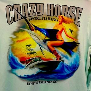 Xtreme Tek “ Crazy Horse Sport Fishing “ Shirt |Size Medium